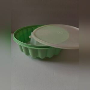 Tupperware Mint Green Jello Mold Ring Insert Vintage Jel N Serve Vintage Storage